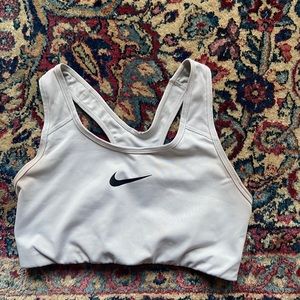 White Nike Bra